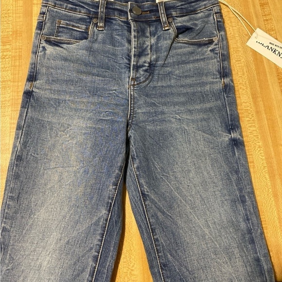 BLANKNYC Women’s High Waist Madison Crop Button Fly Jeans NWT size 25 - Picture 10 of 12